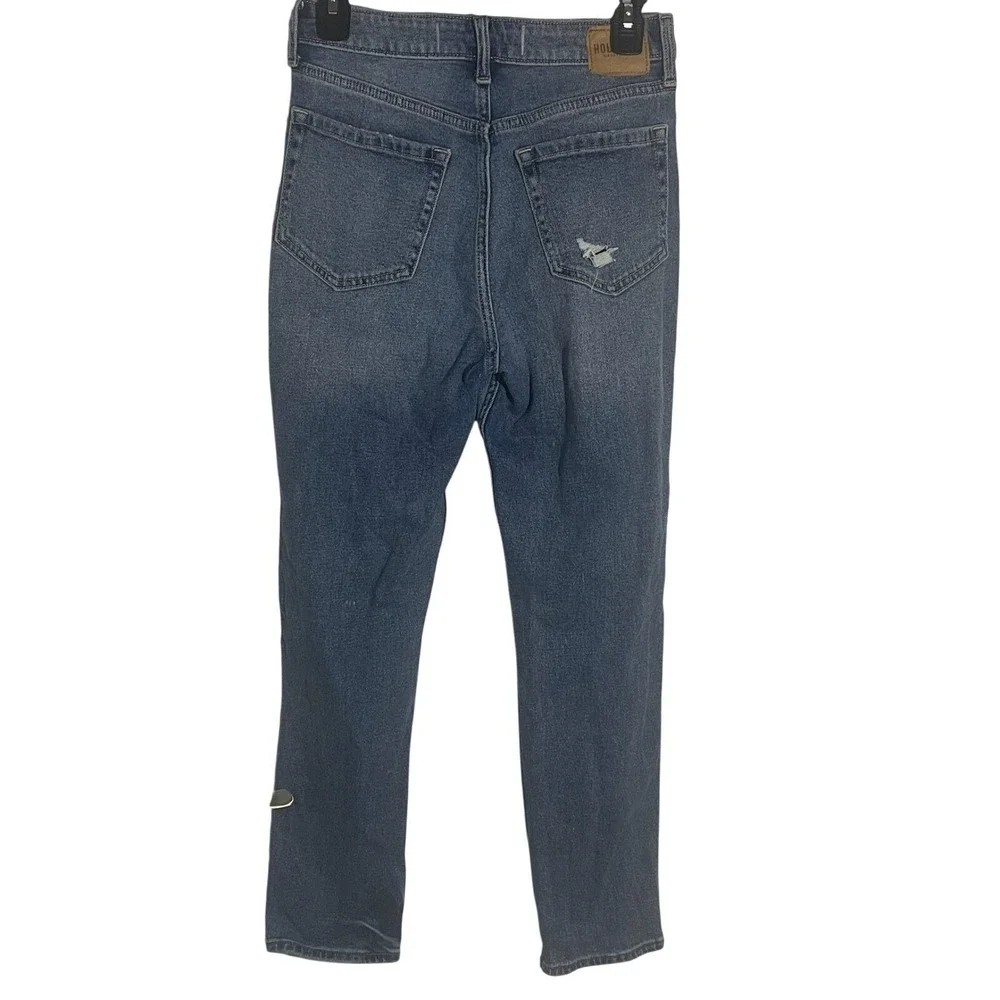 Hollister Ultra High Rise Mom Jeans 26 Distressed